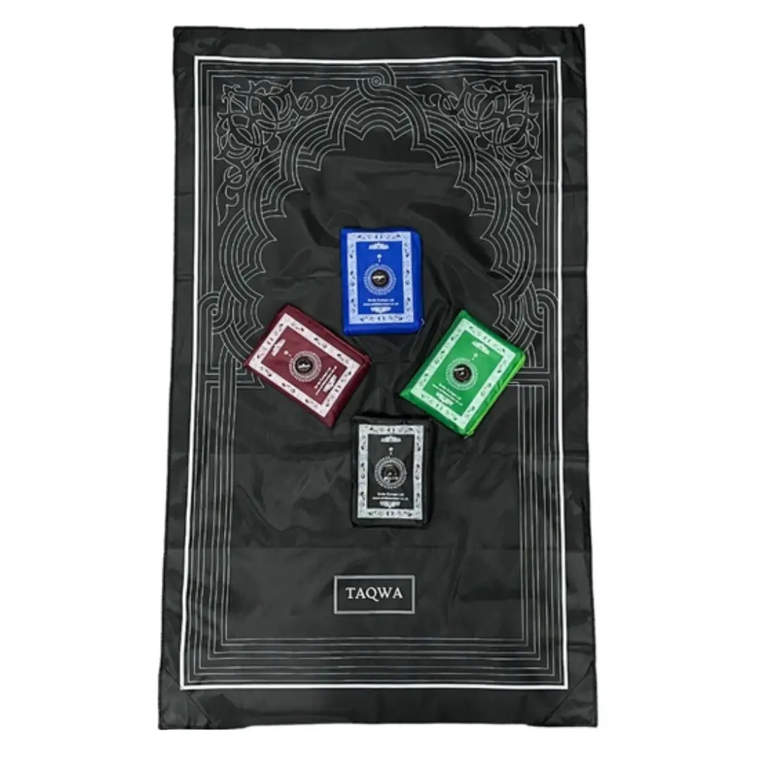 Taqwa Foldable Pocket Travel Prayer Mat With Compass 10x - Image 7