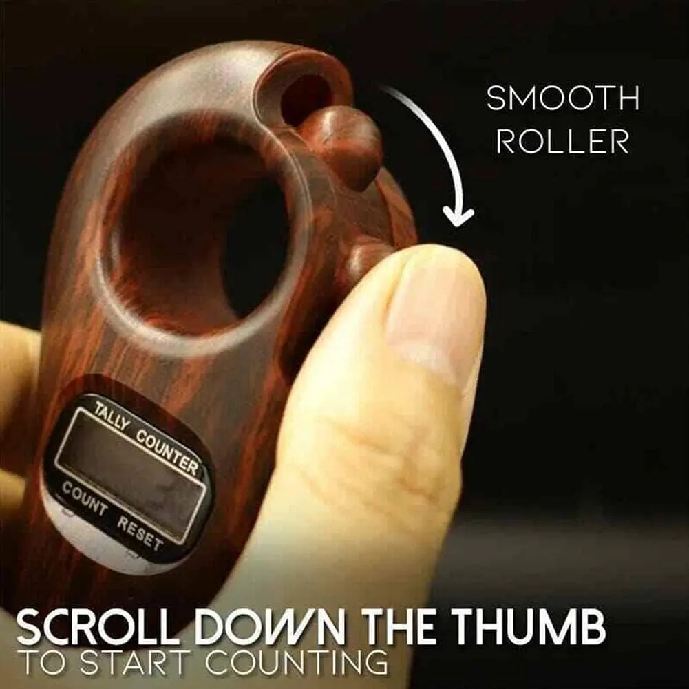 Digital Rosary Finger Counter Tasbeeh Misbaha With Compass (2040A) x 12 - Image 9