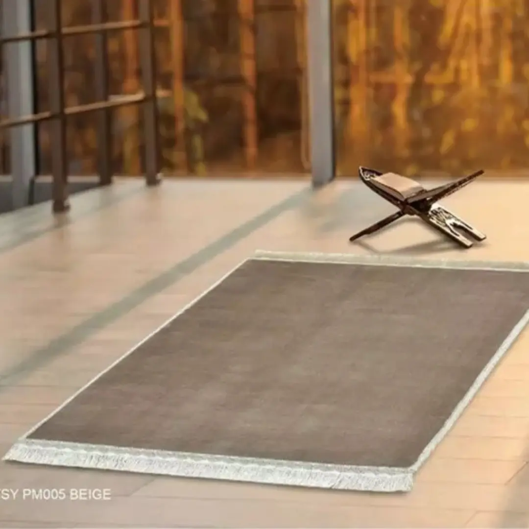 EXTRA LARGE Premium Quality Mixed Color Plain Prayer Mats Padded (Non Slip) - Image 10