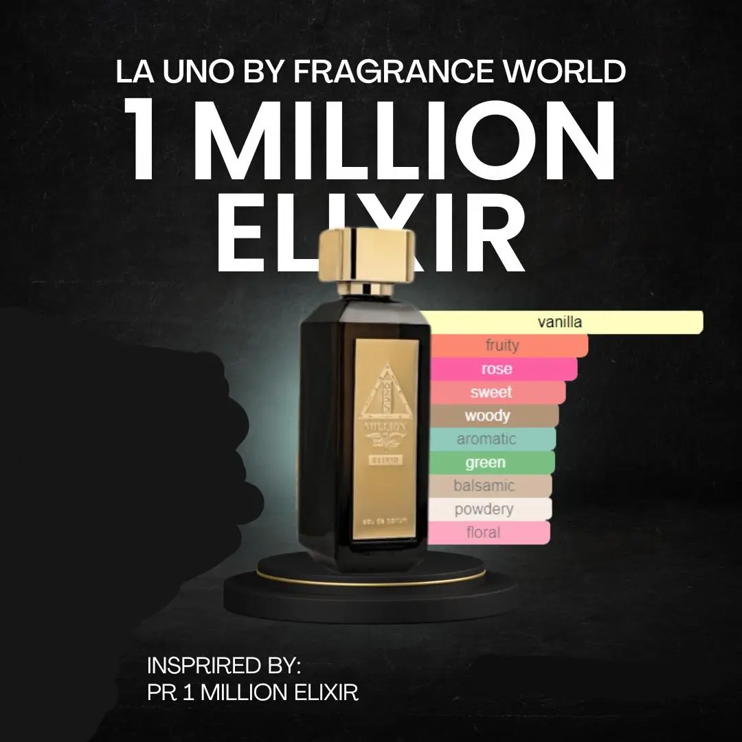 La Uno Million Elixir 100ml Fragrance World - Image 3