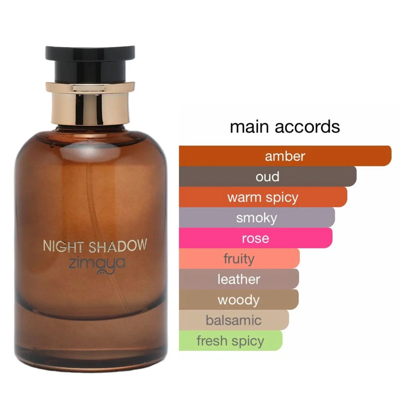 Night Shadow Eau De Parfum 100ml Zimaya by Afnan - Image 3